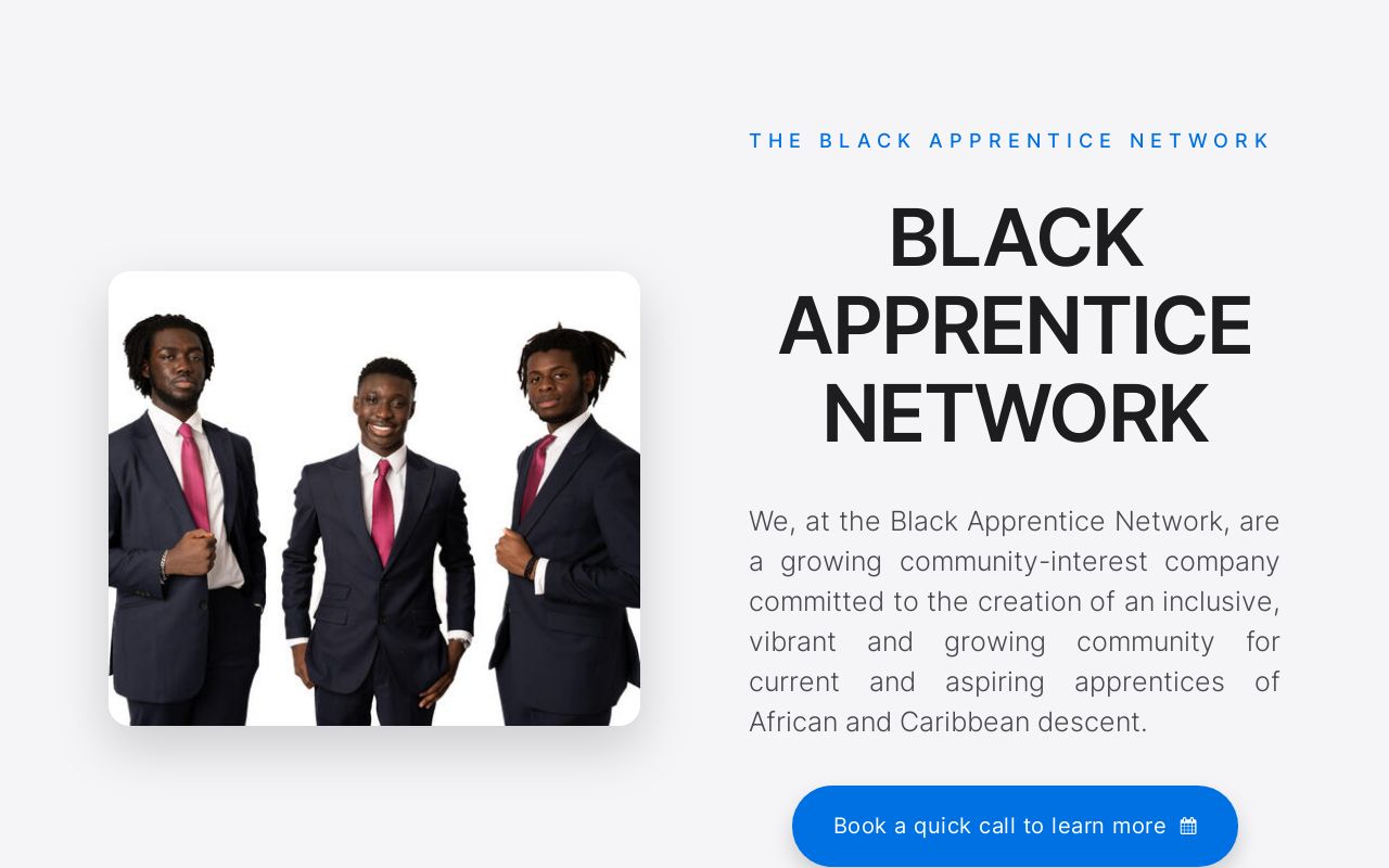 Black Apprentice Program The Black Apprentice Network